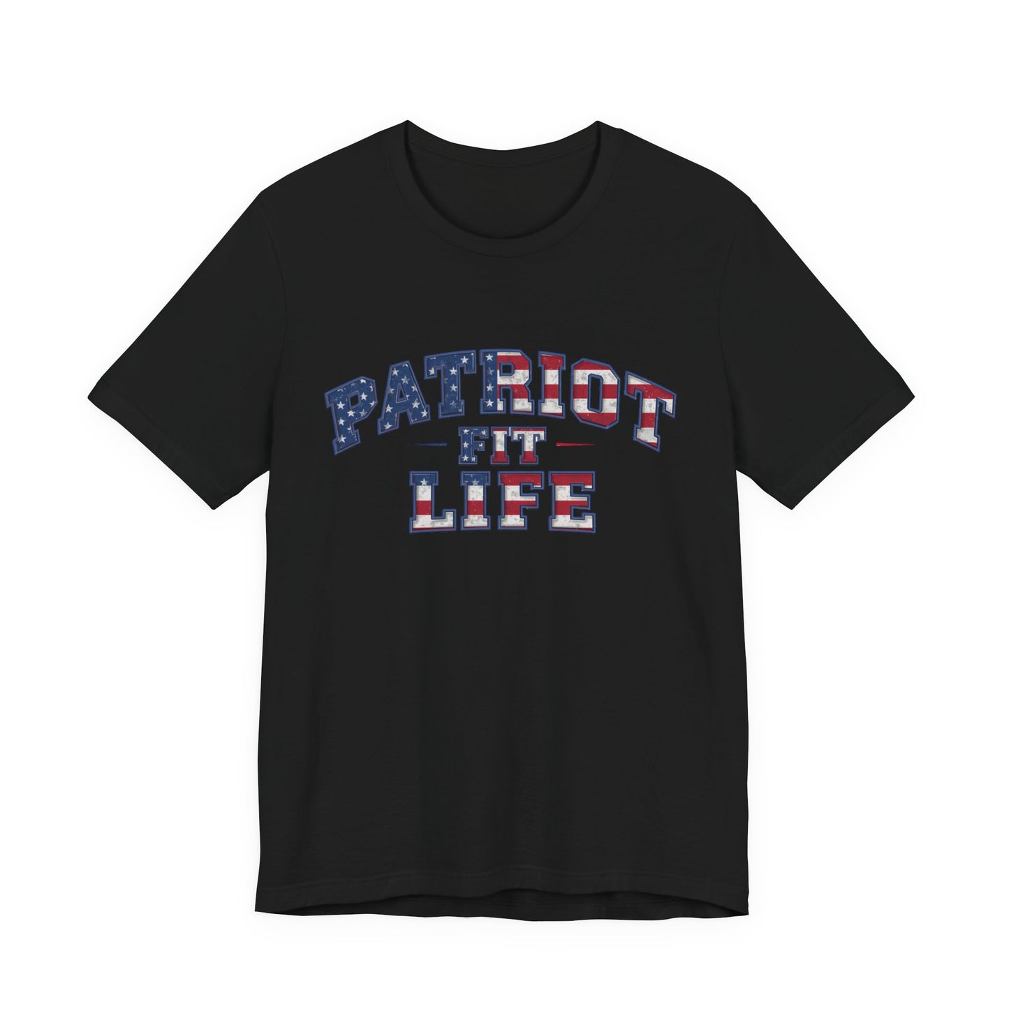 Patriot Fit Life T-Shirt | American Flag Stars & Stripes Athletic Tee