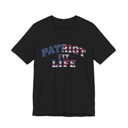 Patriot Fit Life T-Shirt | American Flag Stars & Stripes Athletic Tee