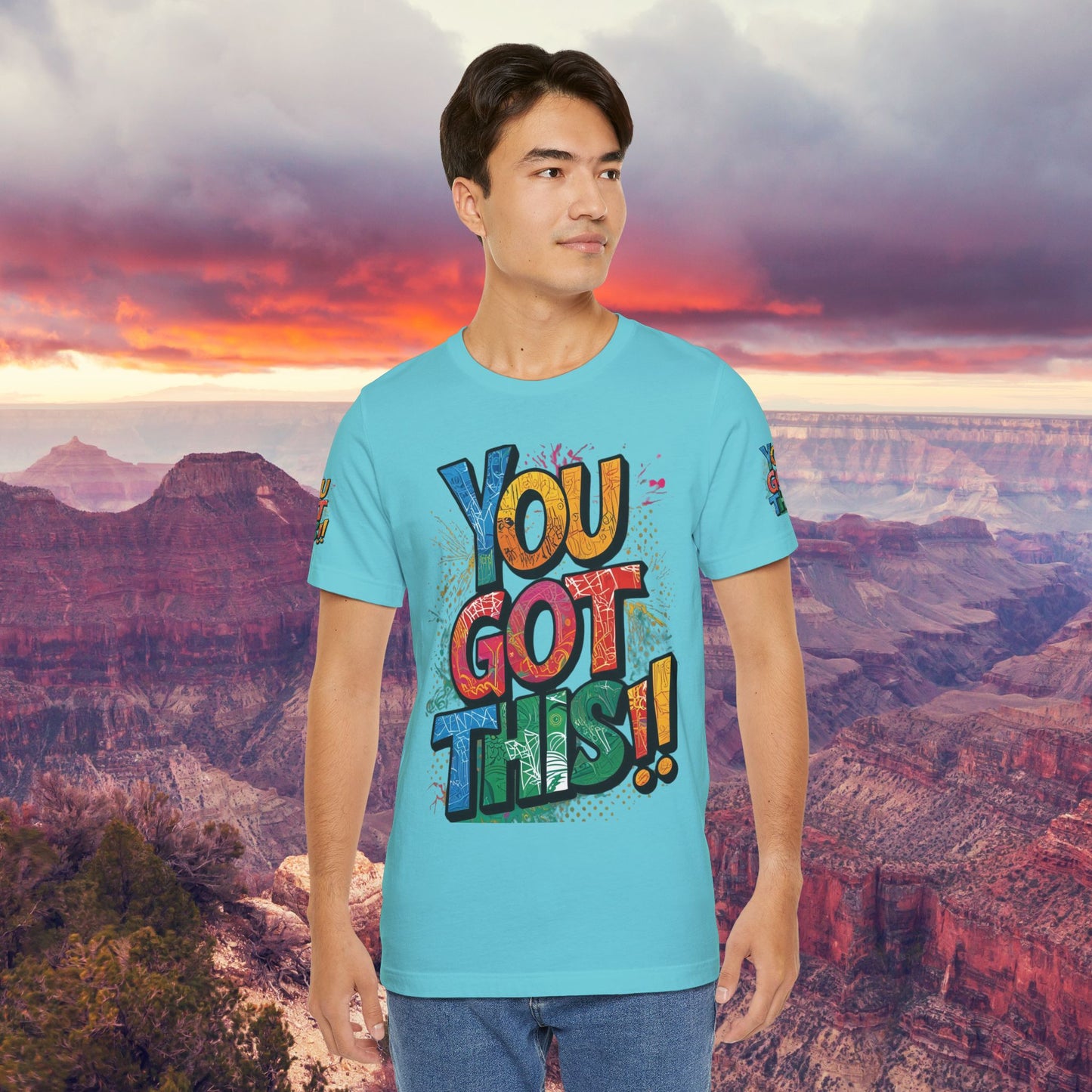 💥 Inspirational  💥  Uplifting  💥 Unisex  Jersey  T-Shirt  💥  You  Got  This!   💥 Motivational  💥 T-Shirts  for  Fitness 💥 &  Everyday  Wear 💥  Sizes   XS - 4XL 💥 Birthday  Gift 💥 17  Different  Colors  to  Choose  From  💥