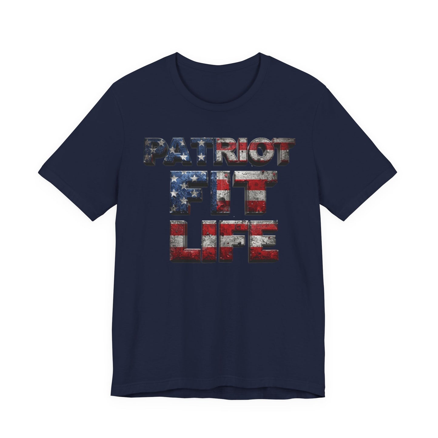 Patriot Fit Life T-Shirt | American Flag Fitness Tee – LIVE FIT