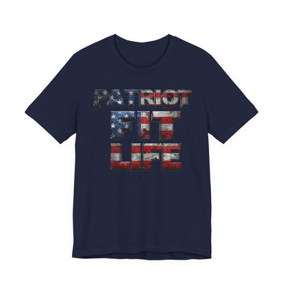 Patriot Fit Life T-Shirt | American Flag Fitness Tee – LIVE FIT