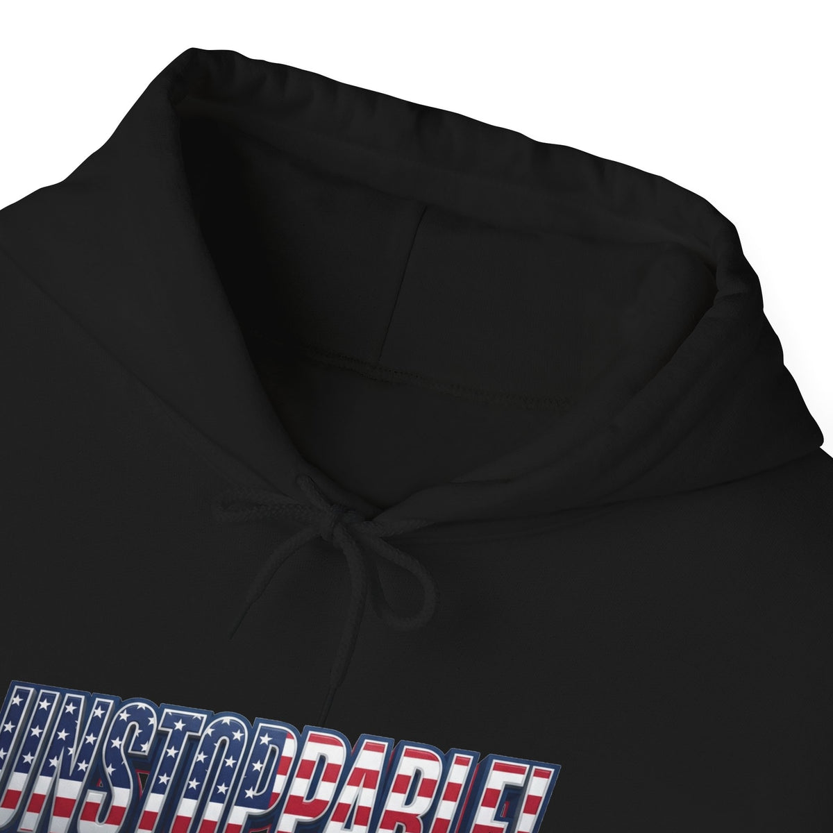 UNSTOPPABLE! Hoodie — USA Flag Graphic Pullover | LIVE FIT - Patriot Fit Life