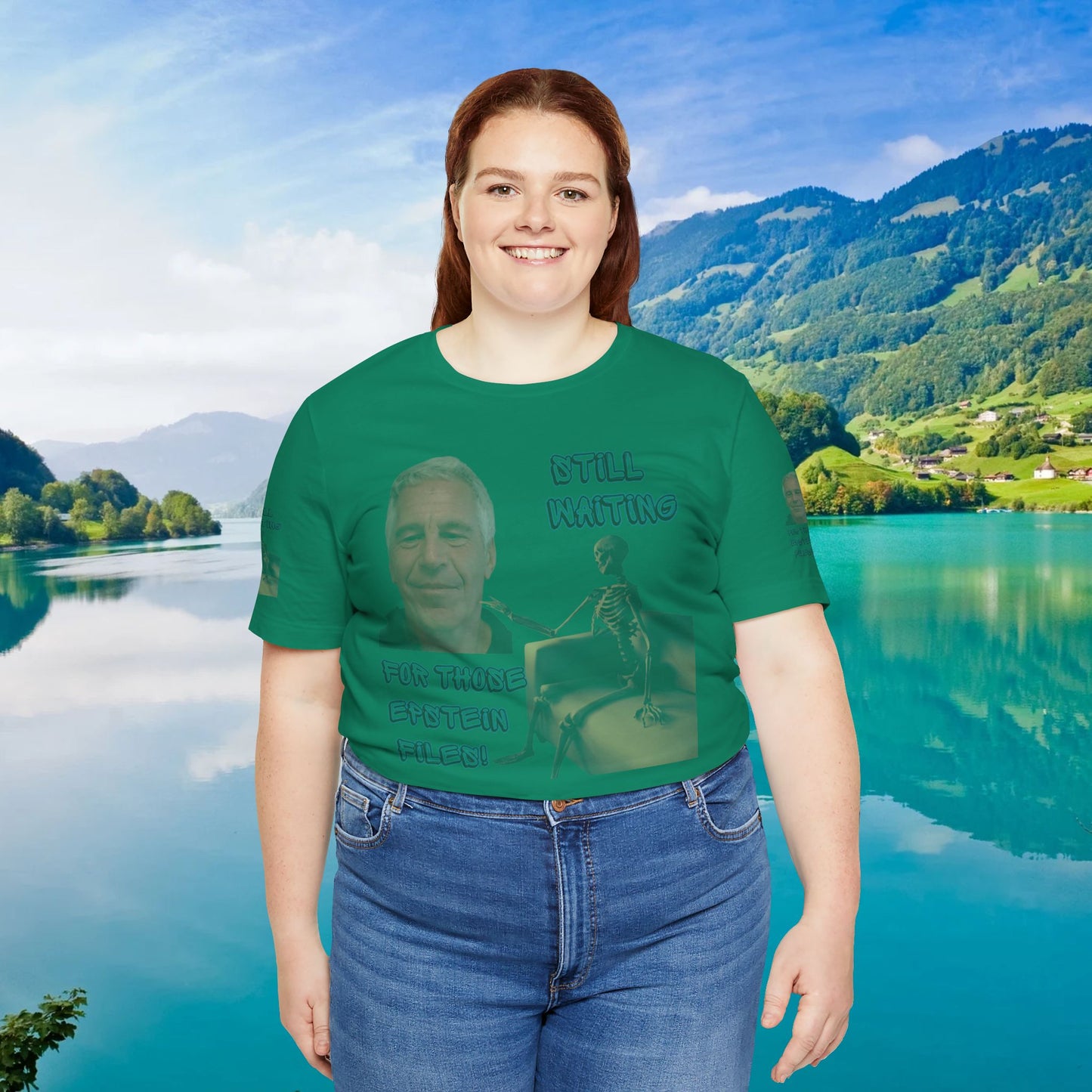 💥 Epstein T-Shirt  💥  Still  Waiting  For  Those  Epstein  Files!  💥  Sizes   XS - 5XL  💥 8  Different  Colors To  Choose  From  💥