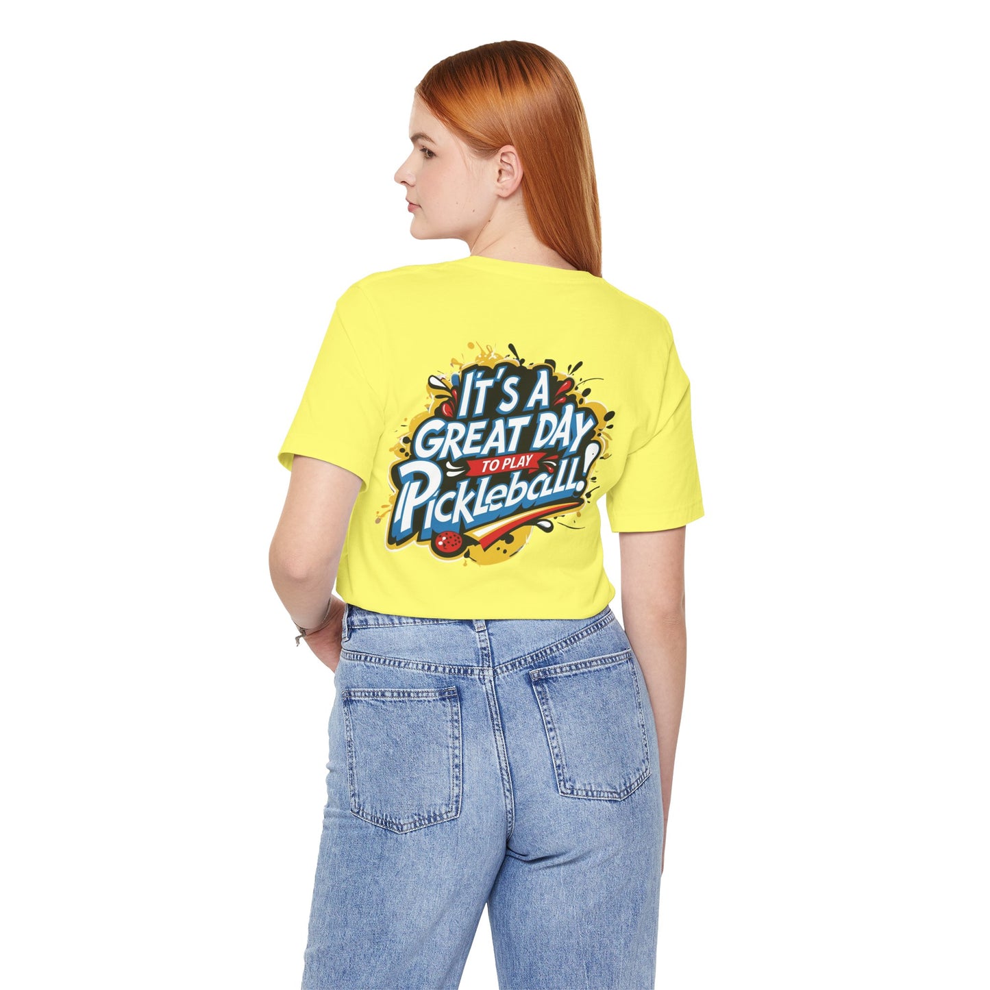 It's a Great Day to Play Pickleball T-Shirt - Unisex Graphic Tee - XS-4XL