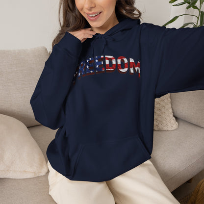 Freedom Hoodie — USA Flag Graphic Pullover Sweatshirt | LIVE FIT