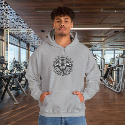 Unisex - Muscles Loading…Please Wait - Heavy Blend™ Hooded Sweatshirt - Motivational Fitness Hoodie - Workout Sweatshirt - Gym Apparel - Inspirational Gift - Holiday Gift