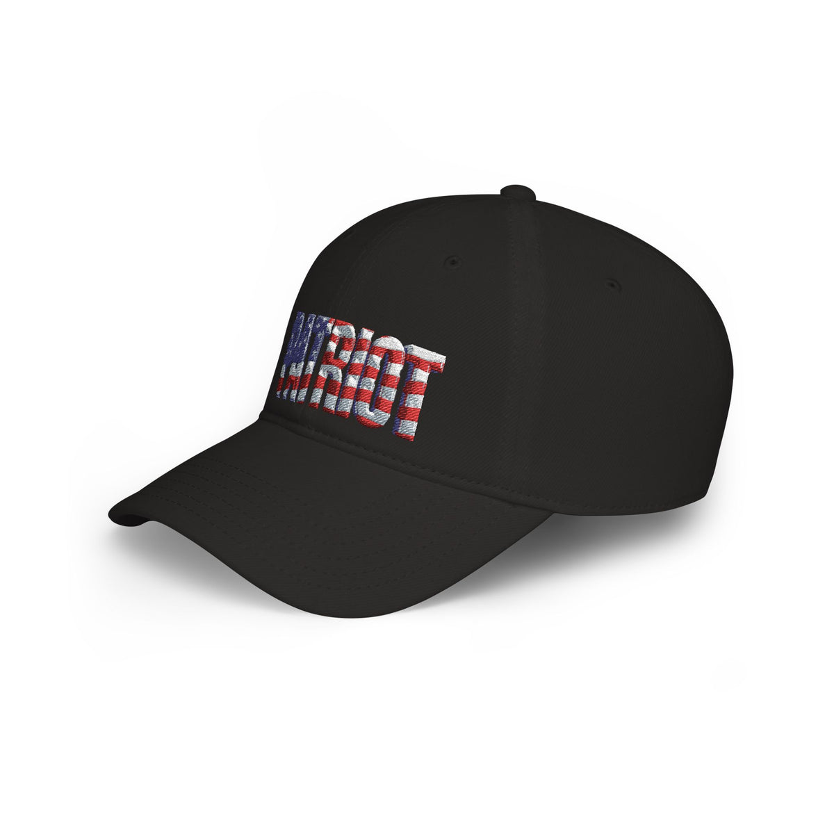 Patriot Flag Embroidered Cap - American Flag 'PATRIOT' Low Profile Baseball Hat | Patriot Fit Life