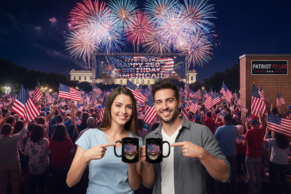 Happy 250th Birthday America Mug | 1776–2026 Patriotic Eagle Flag Coffee Cup