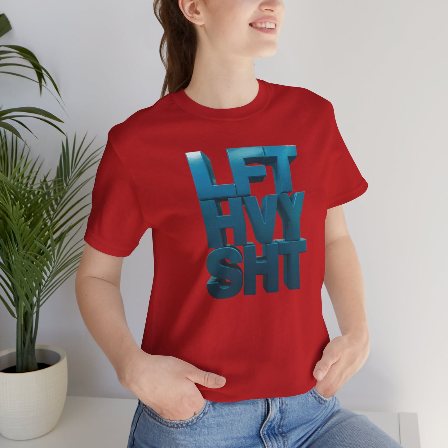 Lift Heavy Shit - LFT HVY SHT - Gym T-Shirt - Motivational Weightlifting Tee