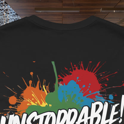Unstoppable Design Tee - Vintage  Retro  Unisex  Tee - Classic  T-Shirt - Graphic Tee - Casual  Shirt - Short  Sleeve  Shirt