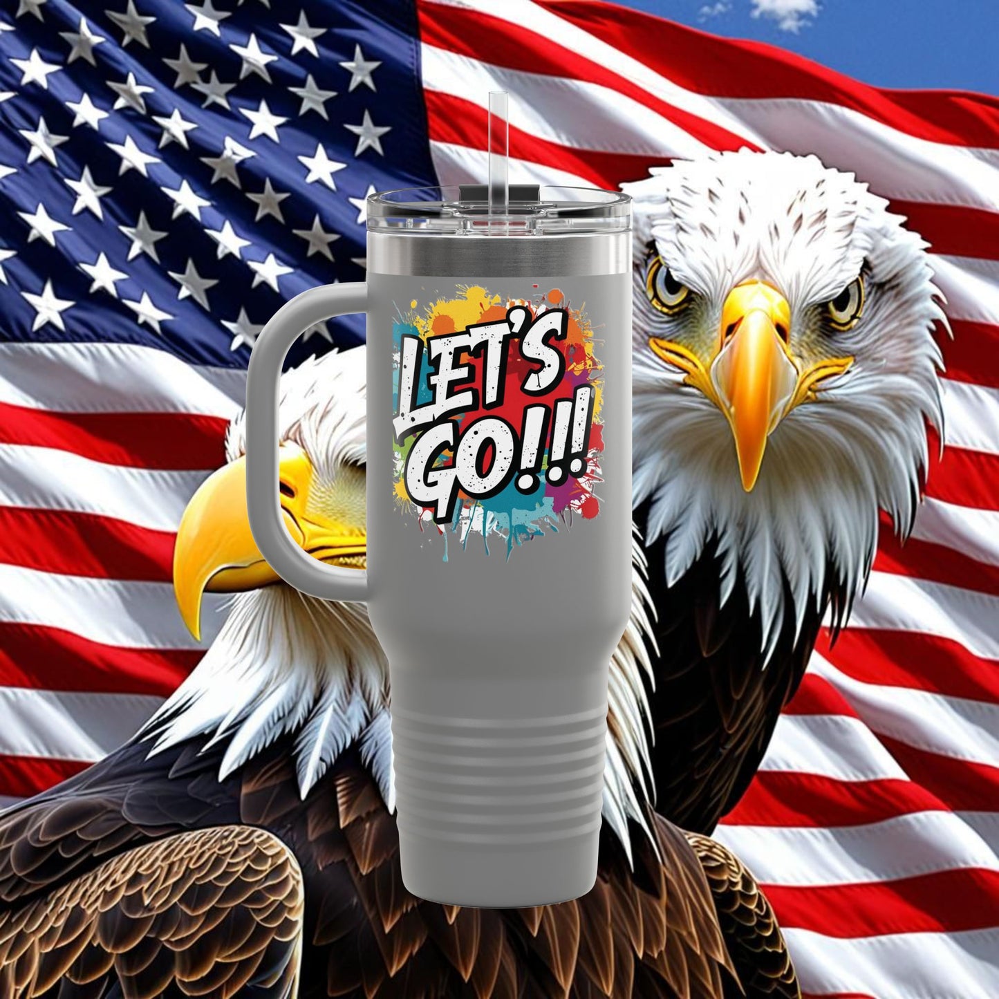 💥 Vibrant   💥 Stylish    💥 Motivational     💥 Insulated   💥 Stainless Steel   💥 Travel Mug  40oz    💥  Let's Do This!  💥 Inspiring Print   💥 Hot or Cold   💥 Birthday Gift 💥 Holiday Gift   💥Graduation Gift   💥 Dishwasher Safe Top Rack 💥