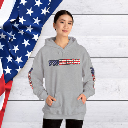 Patriotic Freedom Hoodie - Unisex American Flag Sweatshirt - Red White and Blue - Comfortable Pullover for Celebrations -  Perfect for Independence Day -  Gift [...]