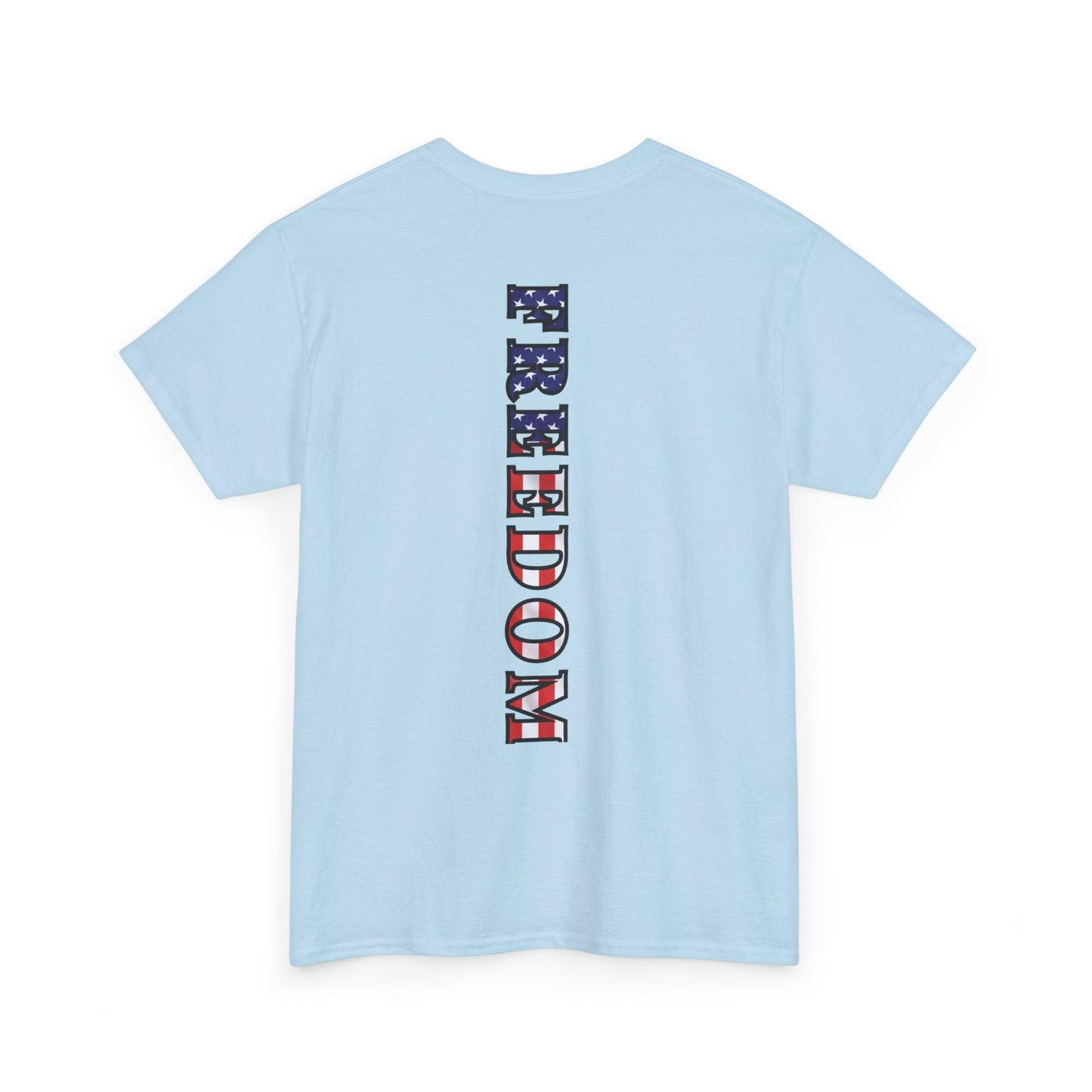 Freedom Patriotic T-Shirt - Red White Blue - American Flag Tee - Unisex S-5XL