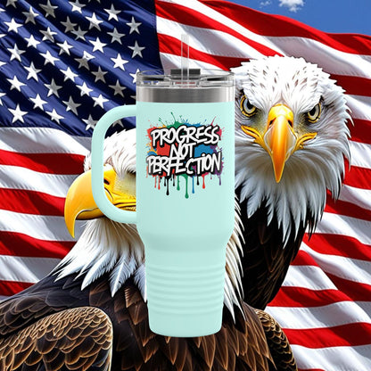 💥Inspirational   💥 Vibrant    💥 Durable  💥 Stainless Steel  💥 Insulated   💥 Travel Mug-Tumbler  💥 40oz    💥 Leak-Proof  Lid 💥  8  Different  Colors To  Choose  From 💥 Motivation On The Move 💥