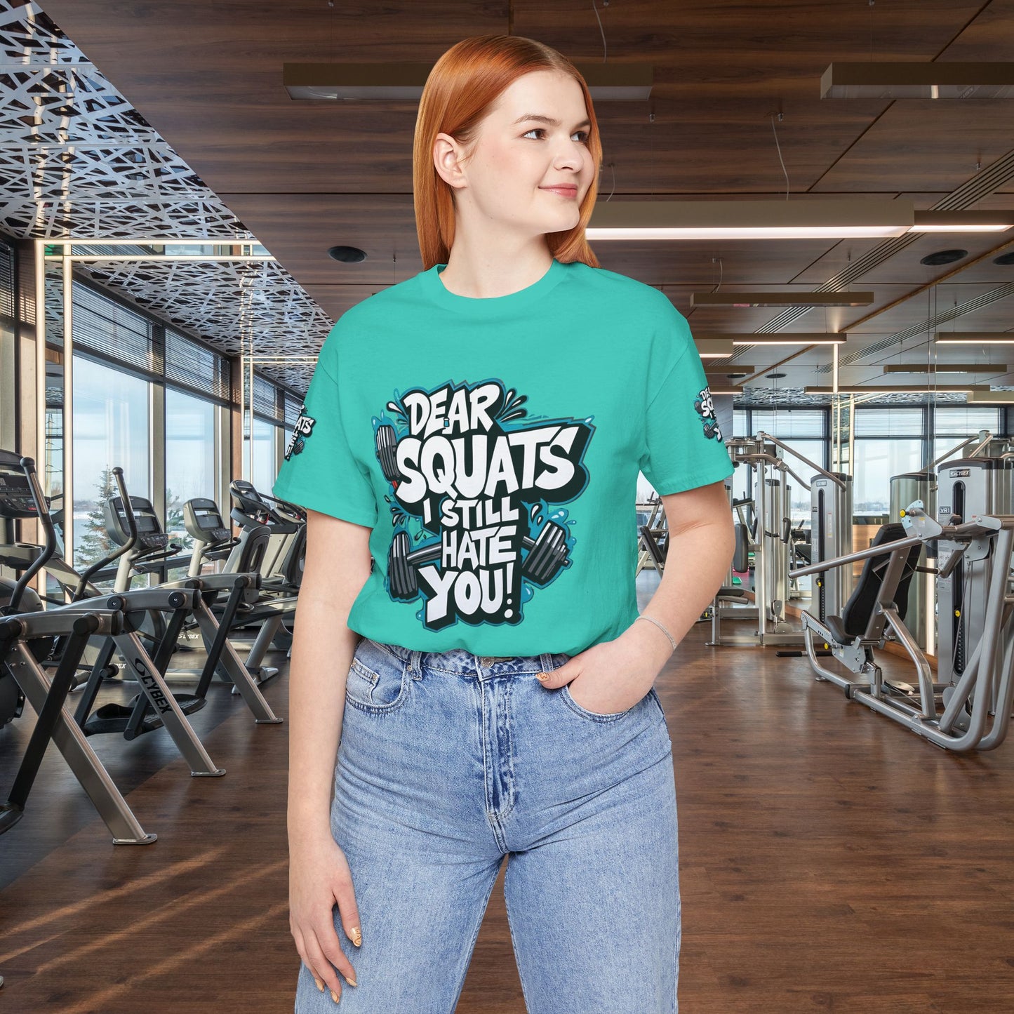 Fit & Fun Unisex Tee - 'Dear Squats, I Still Hate You!'