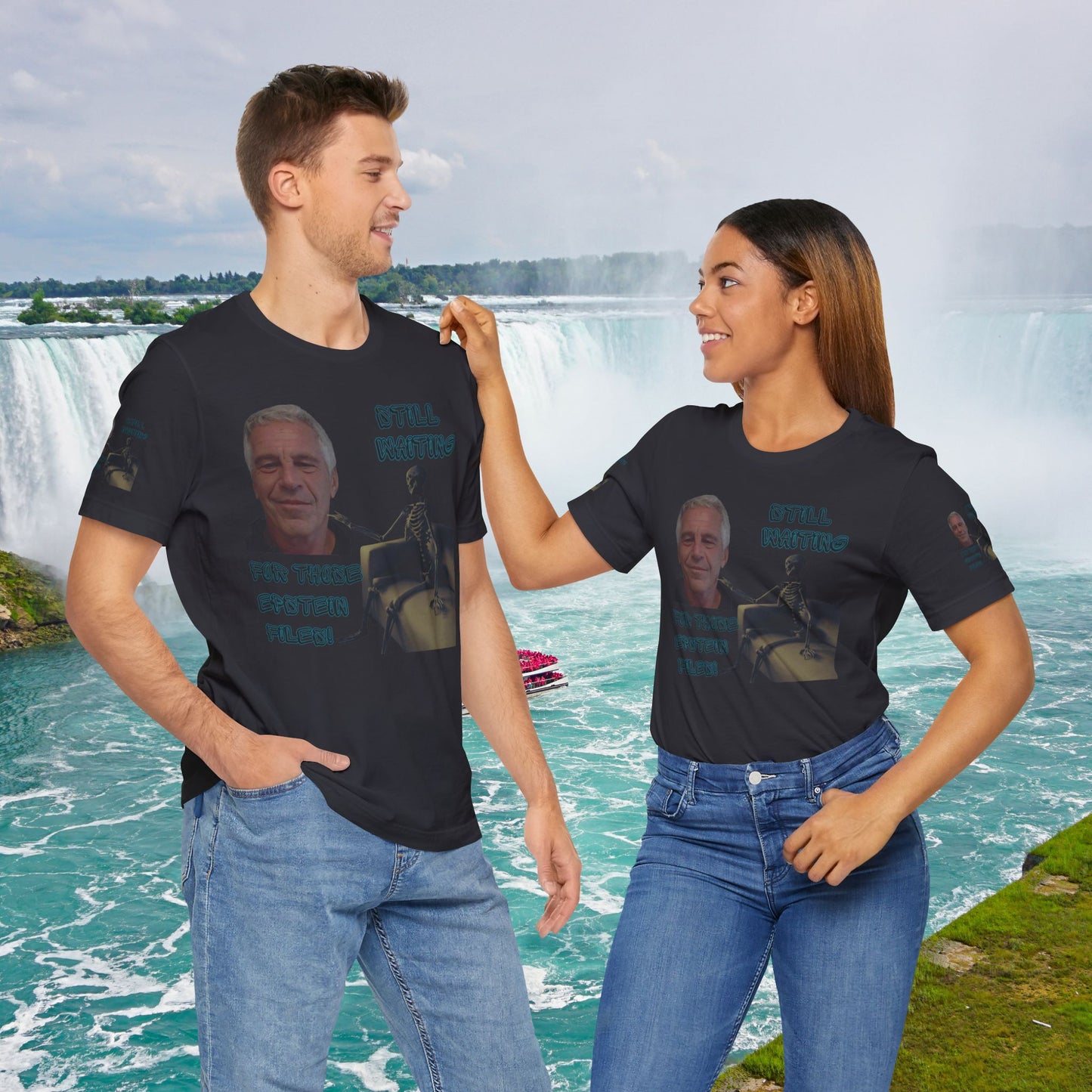 💥 Epstein T-Shirt  💥  Still  Waiting  For  Those  Epstein  Files!  💥  Sizes   XS - 5XL  💥 8  Different  Colors To  Choose  From  💥