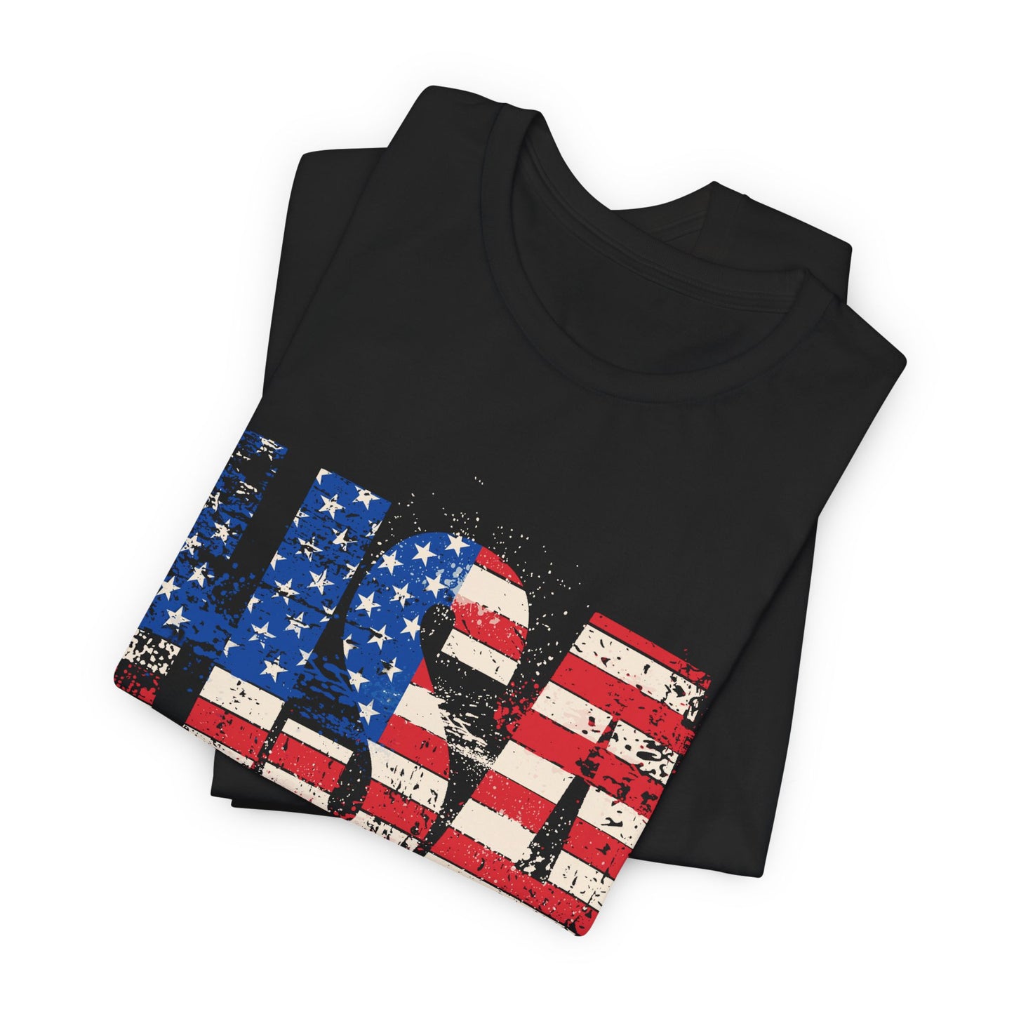 USA - Red White Blue - American Flag - Classic Unisex Tee - Holiday Gift - Patriotic Pride