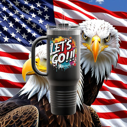 💥 Vibrant   💥 Stylish    💥 Motivational     💥 Insulated   💥 Stainless Steel   💥 Travel Mug  40oz    💥  Let's Do This!  💥 Inspiring Print   💥 Hot or Cold   💥 Birthday Gift 💥 Holiday Gift   💥Graduation Gift   💥 Dishwasher Safe Top Rack 💥