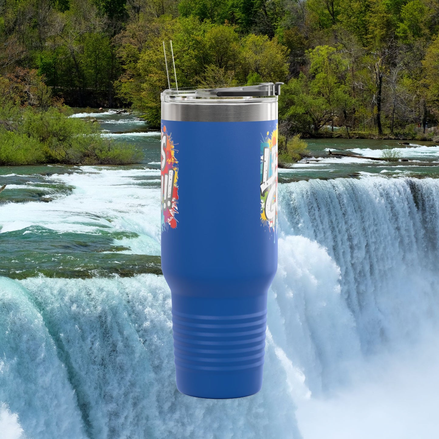 💥 Vibrant   💥 Stylish    💥 Motivational     💥 Insulated   💥 Stainless Steel   💥 Travel Mug  40oz    💥  Let's Do This!  💥 Inspiring Print   💥 Hot or Cold   💥 Birthday Gift 💥 Holiday Gift   💥Graduation Gift   💥 Dishwasher Safe Top Rack 💥