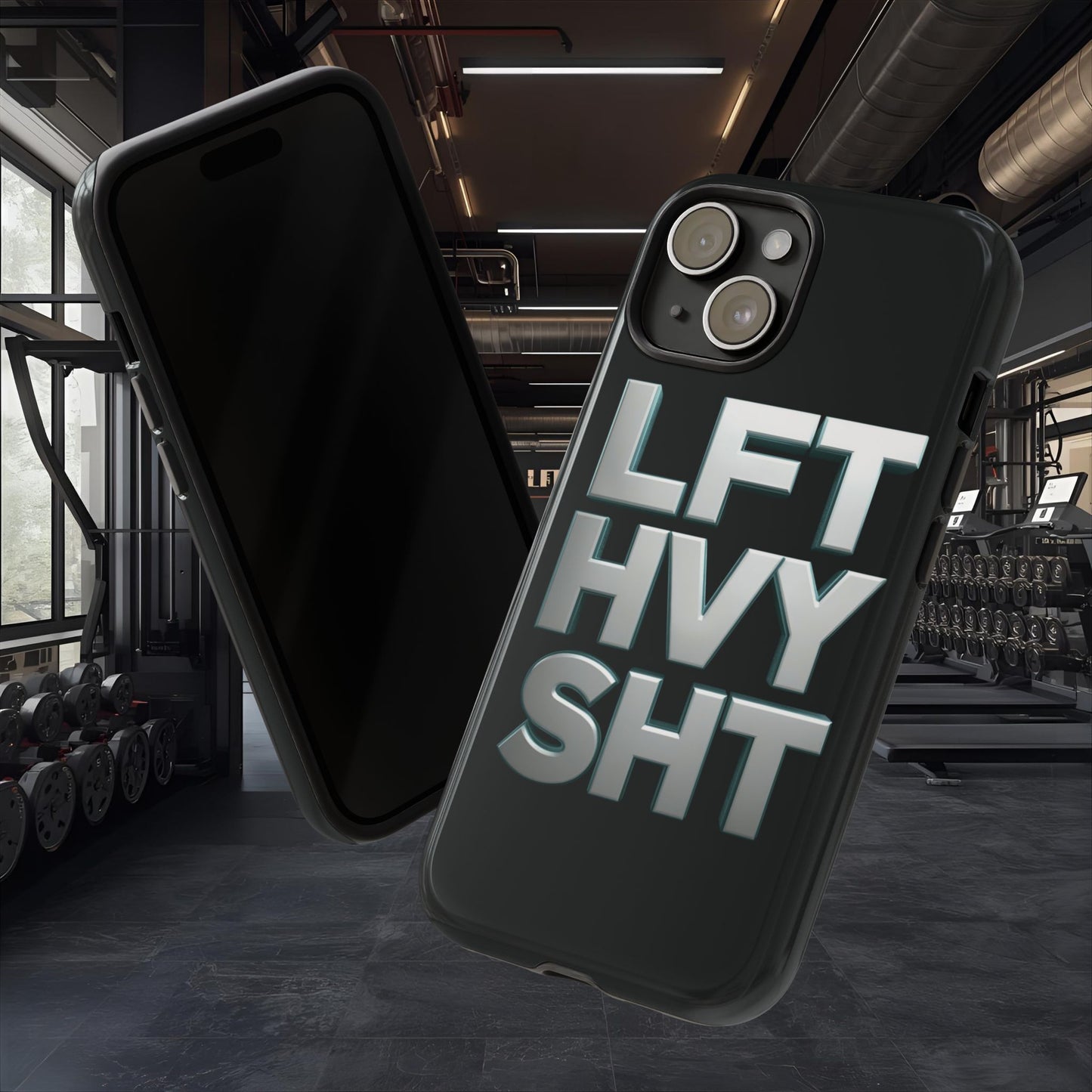 Phone Case — 'LFT HVY SHT' Bold Gym Fitness Protection Case