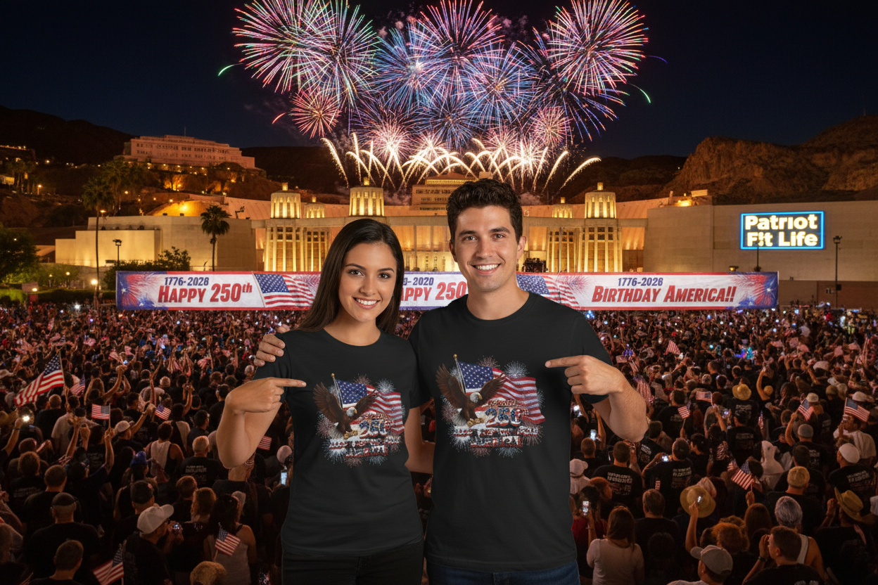 American Eagle Flag T-Shirt | Home of the Brave 250th Anniversary Tee