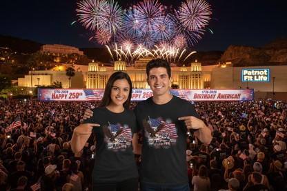 American Eagle Flag T-Shirt | Home of the Brave 250th Anniversary Tee