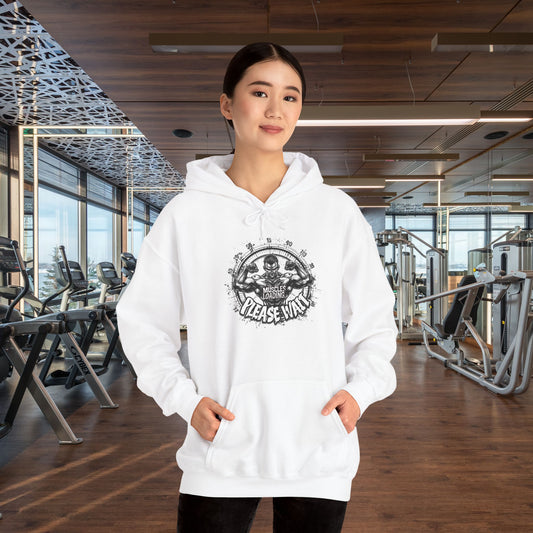 Unisex - Muscles Loading…Please Wait - Heavy Blend™ Hooded Sweatshirt - Motivational Fitness Hoodie - Workout Sweatshirt - Gym Apparel - Inspirational Gift - Holiday Gift