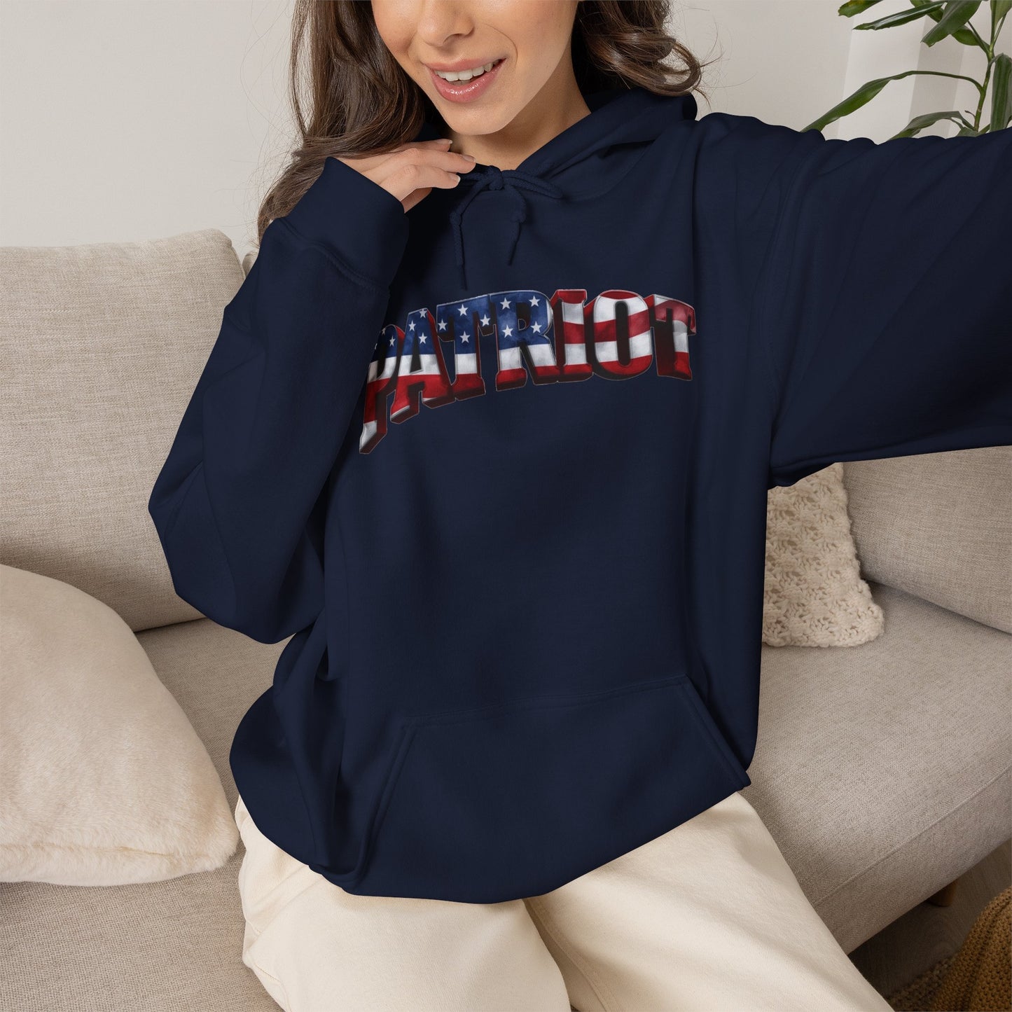 Patriot Hoodie — USA Flag Graphic Pullover Sweatshirt | LIVE FIT - Patriot Fit Life
