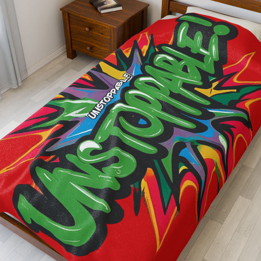 💥 Unstoppable 💥 Velveteen 💥 Plush 💥 Blanket 💥 Cozy 💥 Comfort for 💥 Motivation and Inspiration 💥