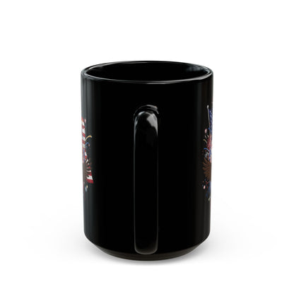 Happy 250th Birthday America Mug — Patriotic Eagle Flag Coffee Cup (1776–2026)