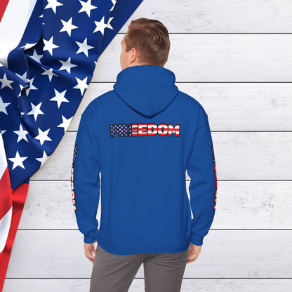 Patriotic Freedom Hoodie - Unisex American Flag Sweatshirt - Red White and Blue - Comfortable Pullover for Celebrations -  Perfect for Independence Day -  Gift [...]