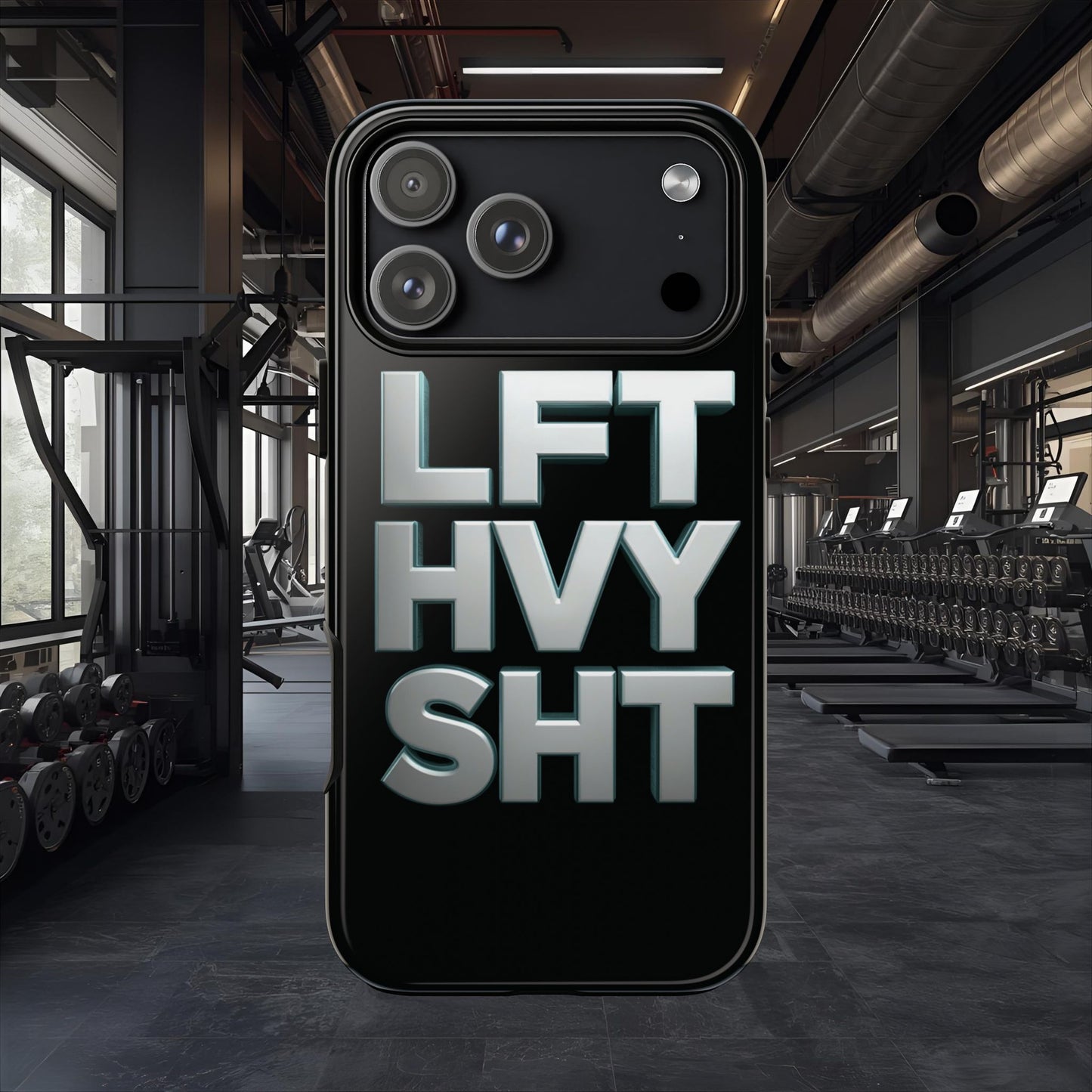 Phone Case — 'LFT HVY SHT' Bold Gym Fitness Protection Case