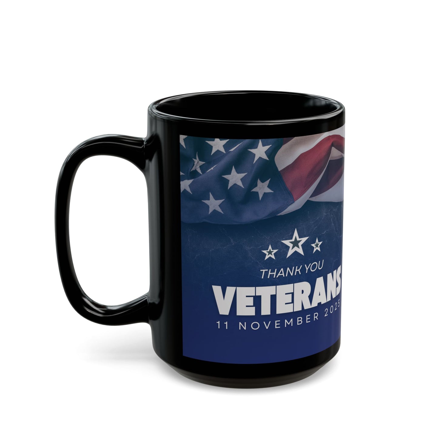 Veterans Day - Thank You Mug — American Flag Tribute (11oz/15oz)