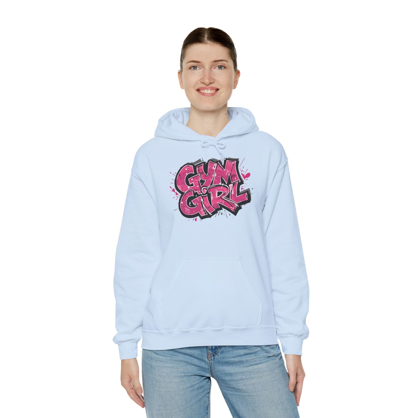 Stylish - Gym Girl Print - Hoodie - S - 5XL - Fitness -
