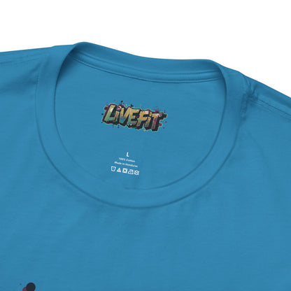 LIVE FIT Graphic Fitness Tee - Motivational Workout Apparel