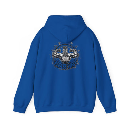 Unisex - Muscles Loading…Please Wait - Heavy Blend™ Hooded Sweatshirt - Motivational Fitness Hoodie - Workout Sweatshirt - Gym Apparel - Inspirational Gift - Holiday Gift