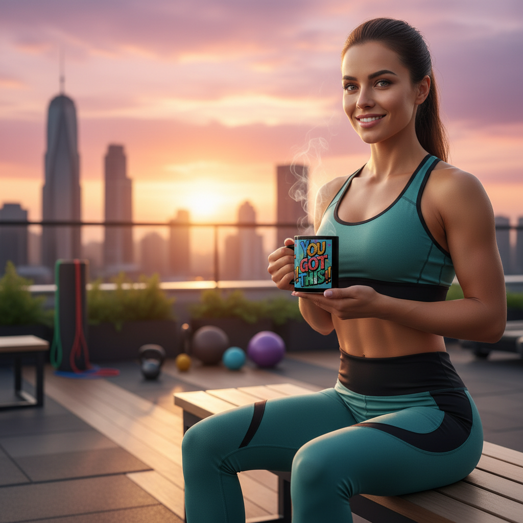 You Got This! Motivational Black Mug - Gym Lover Gift - 11oz