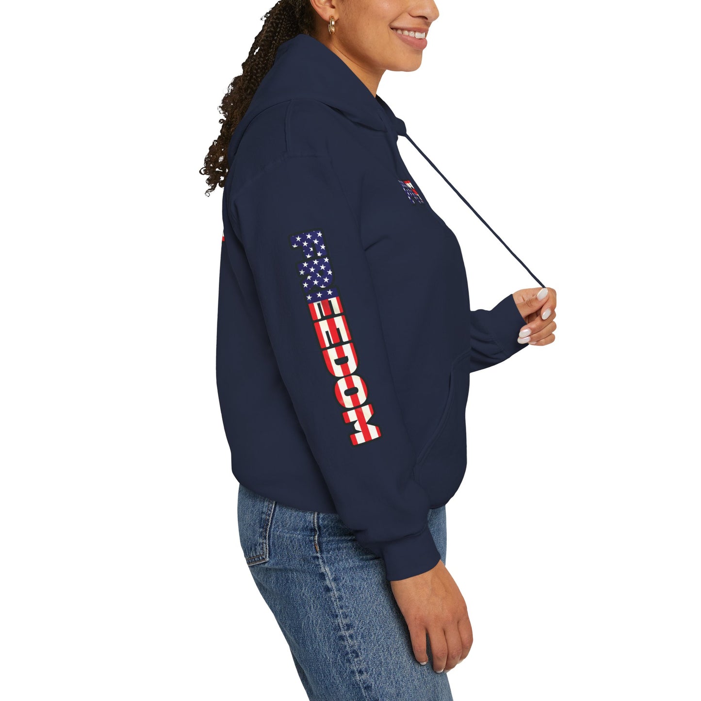 Patriotic Freedom Hoodie - Unisex American Flag Sweatshirt - Red White and Blue - Comfortable Pullover for Celebrations -  Perfect for Independence Day -  Gift [...]
