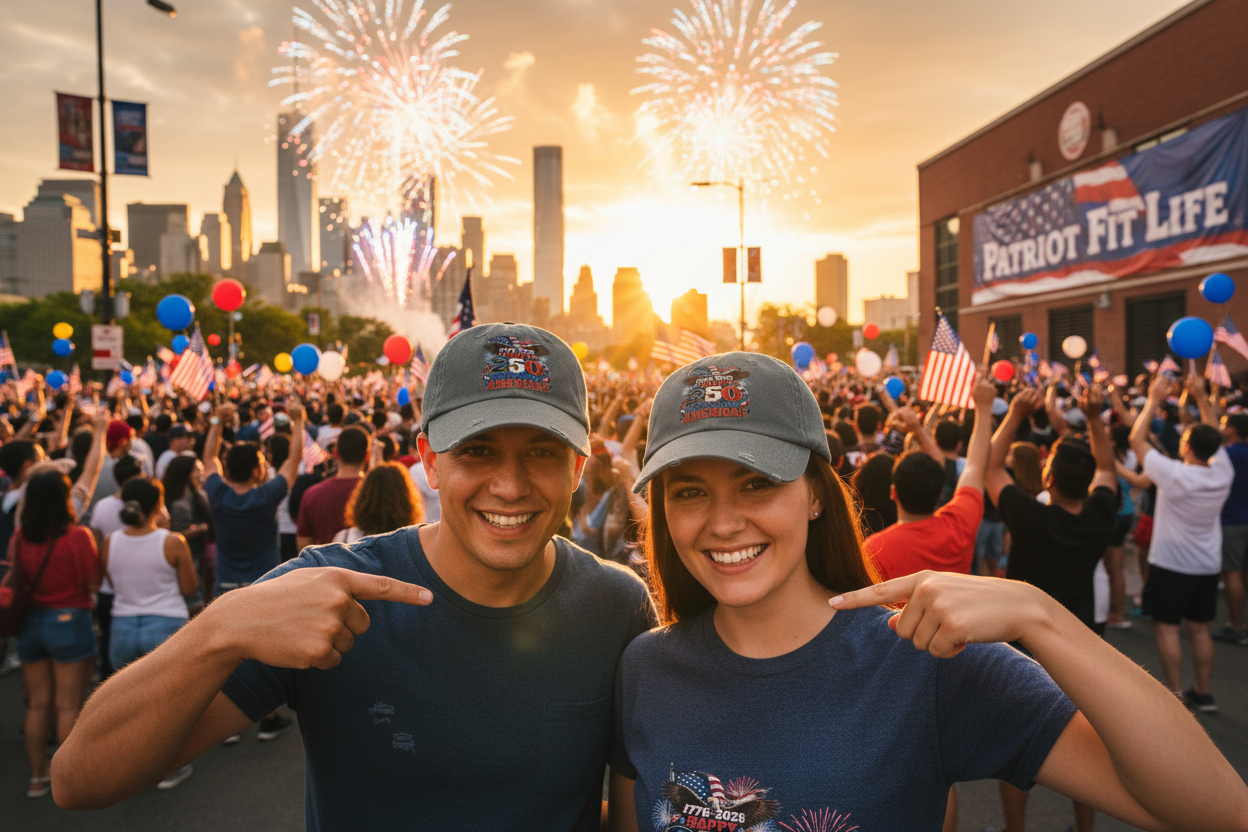 Happy 250th Birthday America Distressed Dad Hat | 1776-2026 Patriotic Eagle Flag & Fireworks Cap
