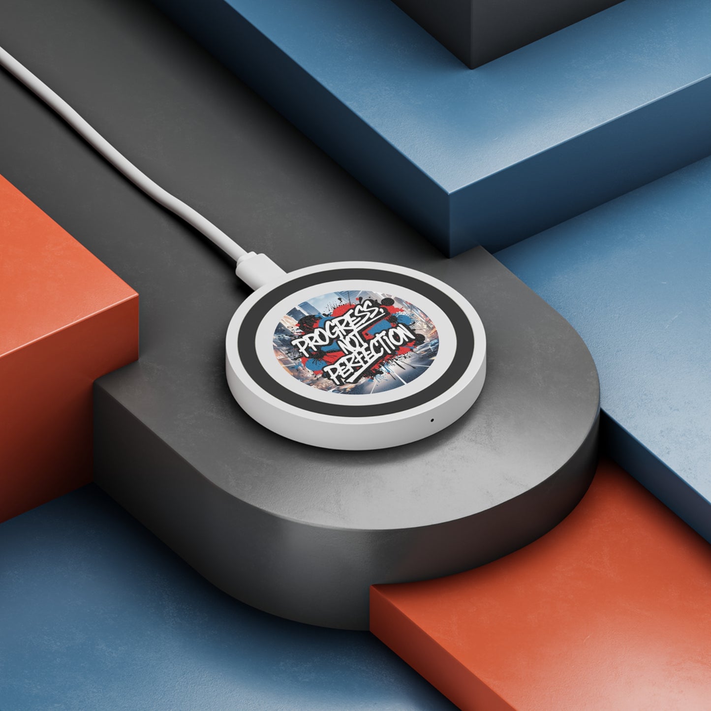 💥 Wireless  💥  Charging  Pad  💥  Progress Not Perfection  💥  Design  💥