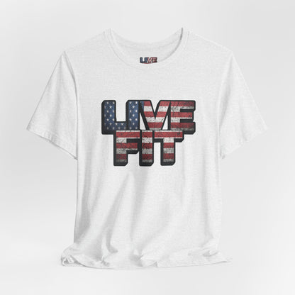 Unisex Graphic Tee - Patriotic Tee - American Flag - Red White Blue - Fitness Shirt - Workout Top - Casual Apparel for Independence Day - XS-4XL -