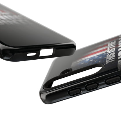 Stunning Patriotic Protective Cell Phone Case -  Charlie Kirk - This Is The Turning Point! - Red White Blue - Beautiful American Flag Backdrop Design - Perfect Gift for Everyday Use, Durable Cover, Stylish Protection