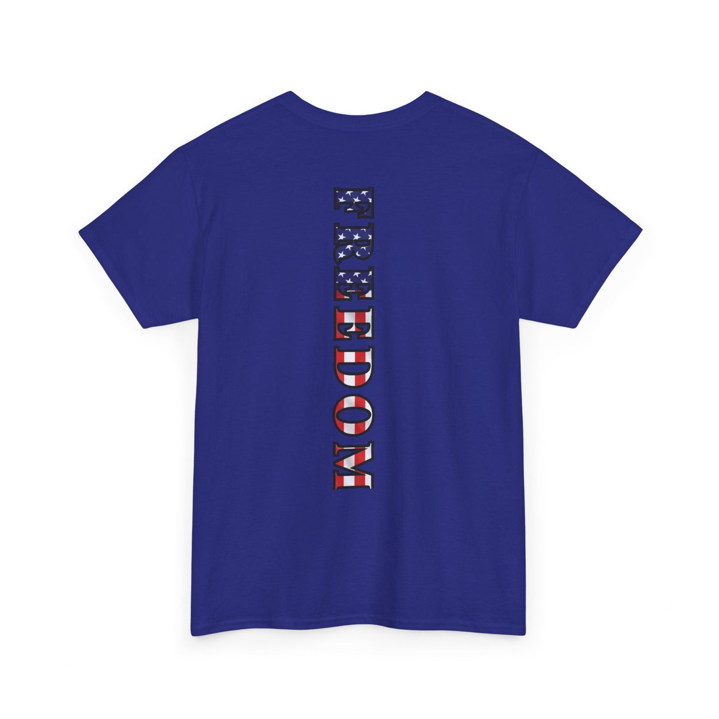 Freedom Patriotic T-Shirt - Red White Blue - American Flag Tee - Unisex S-5XL