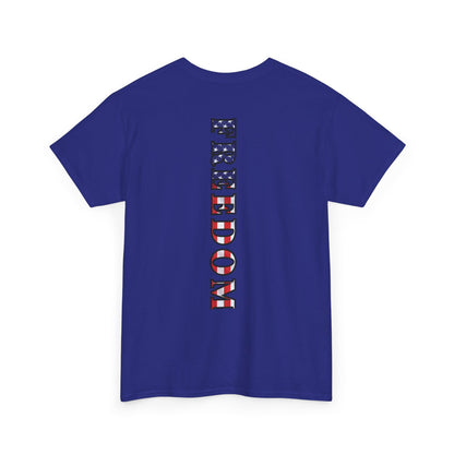 Freedom Patriotic T-Shirt - Red White Blue - American Flag Tee - Unisex S-5XL