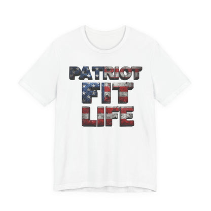 Patriot Fit Life T-Shirt | American Flag Fitness Tee – LIVE FIT