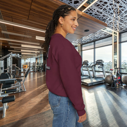 Gym Girl Crewneck Sweatshirt - Stylish Fitness Apparel - Women's Workout Sweatshirt - S-4XL