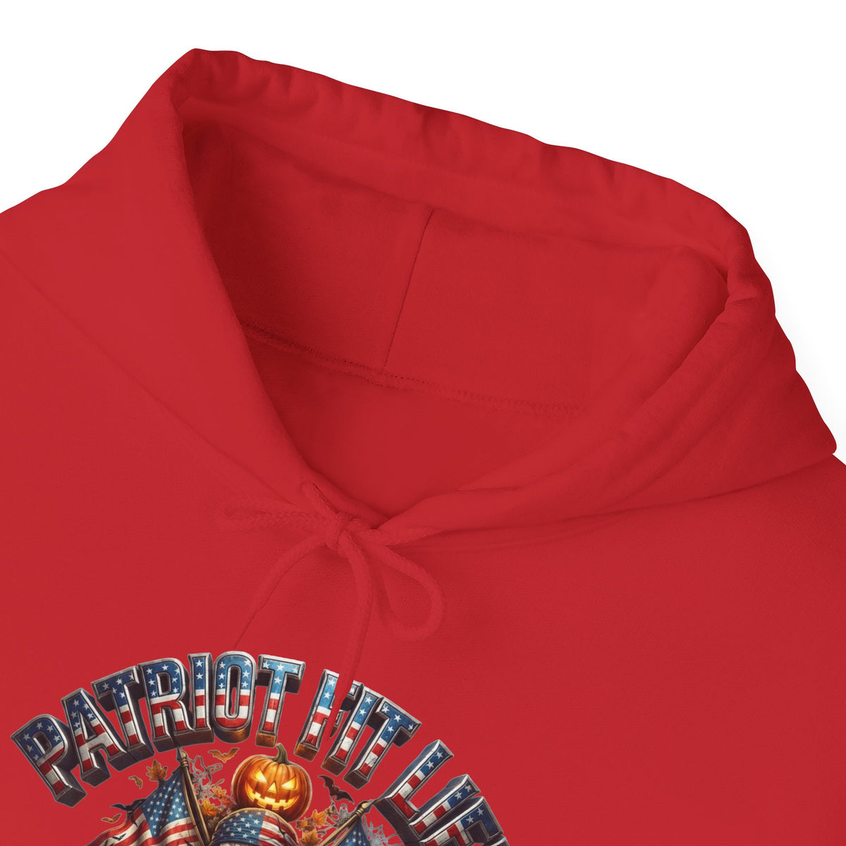Patriot Fit Life Halloween Hoodie - Skull Crossed Flags & Pumpkins | Warrior Edition | Unisex S-5XL