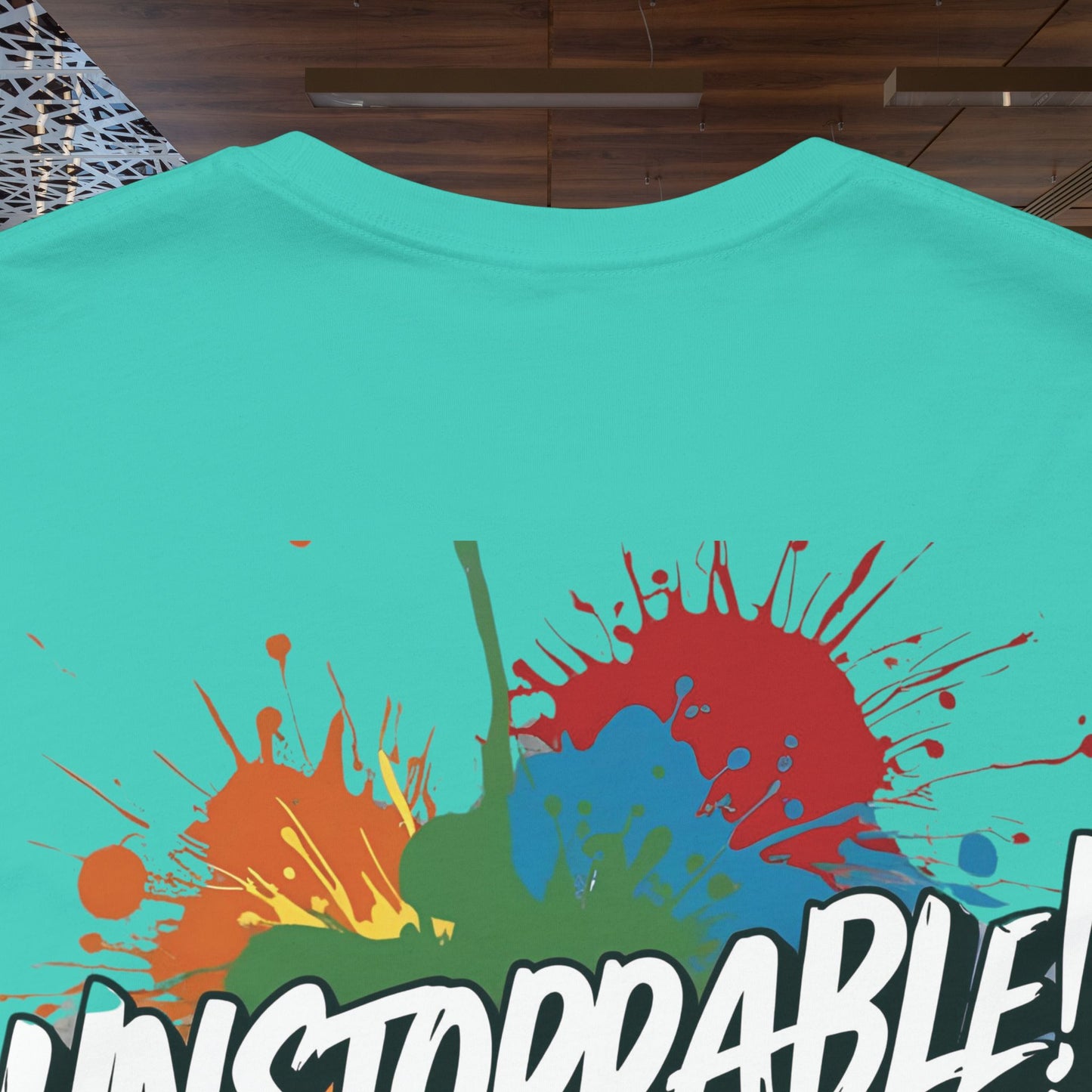 Unstoppable Design Tee - Vintage  Retro  Unisex  Tee - Classic  T-Shirt - Graphic Tee - Casual  Shirt - Short  Sleeve  Shirt