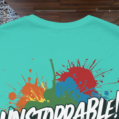 Unstoppable Design Tee - Vintage  Retro  Unisex  Tee - Classic  T-Shirt - Graphic Tee - Casual  Shirt - Short  Sleeve  Shirt