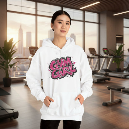 Stylish - Gym Girl Print - Hoodie - S - 5XL - Fitness -